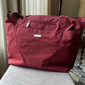 Baggalini Burgundy Tote Bag